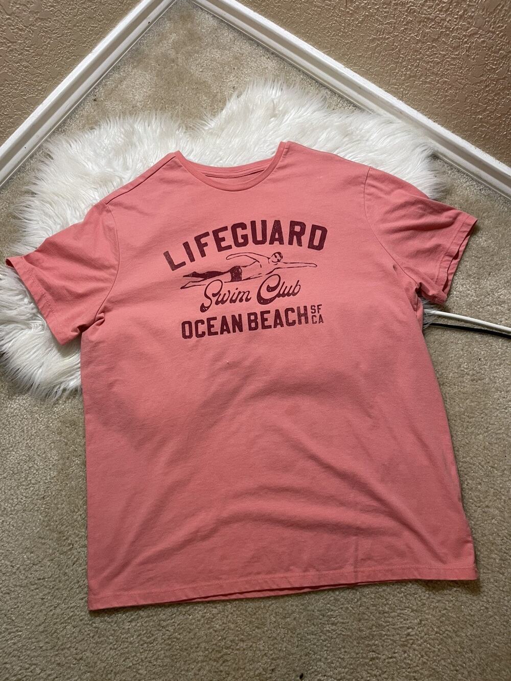 Pre-Owned Goodfellow & Co Men’s Standard Fit Lightweight Coral Red X-Large